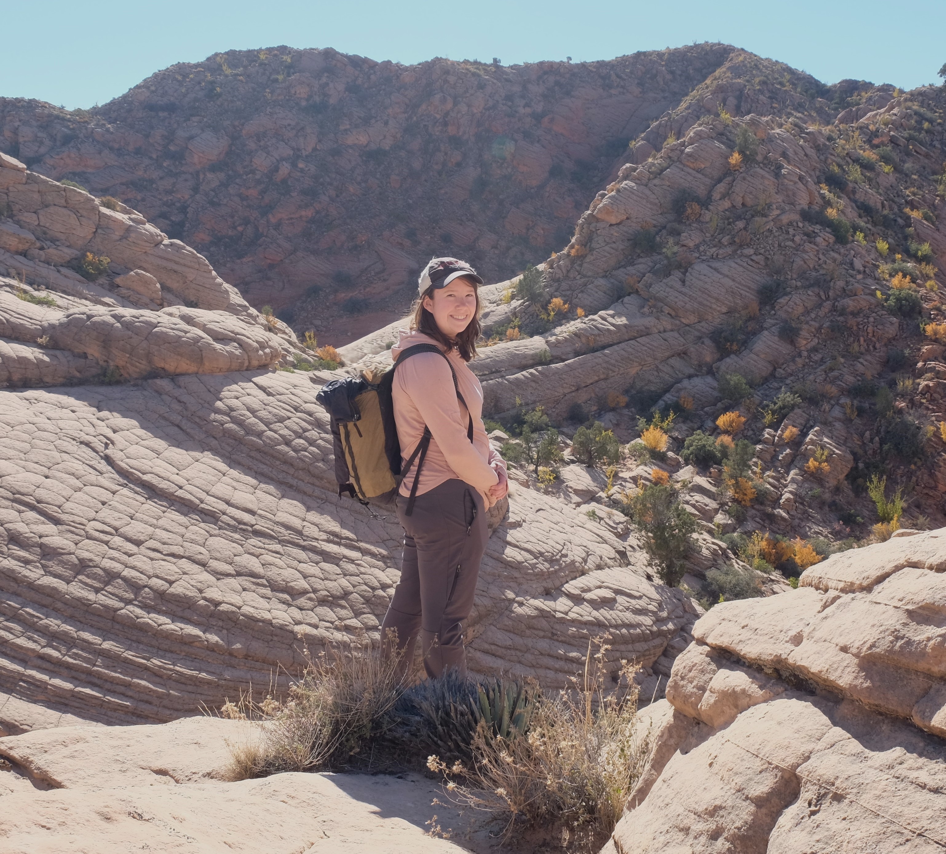 Portrait of me near Snow Canyon State Park, Utah, 2022